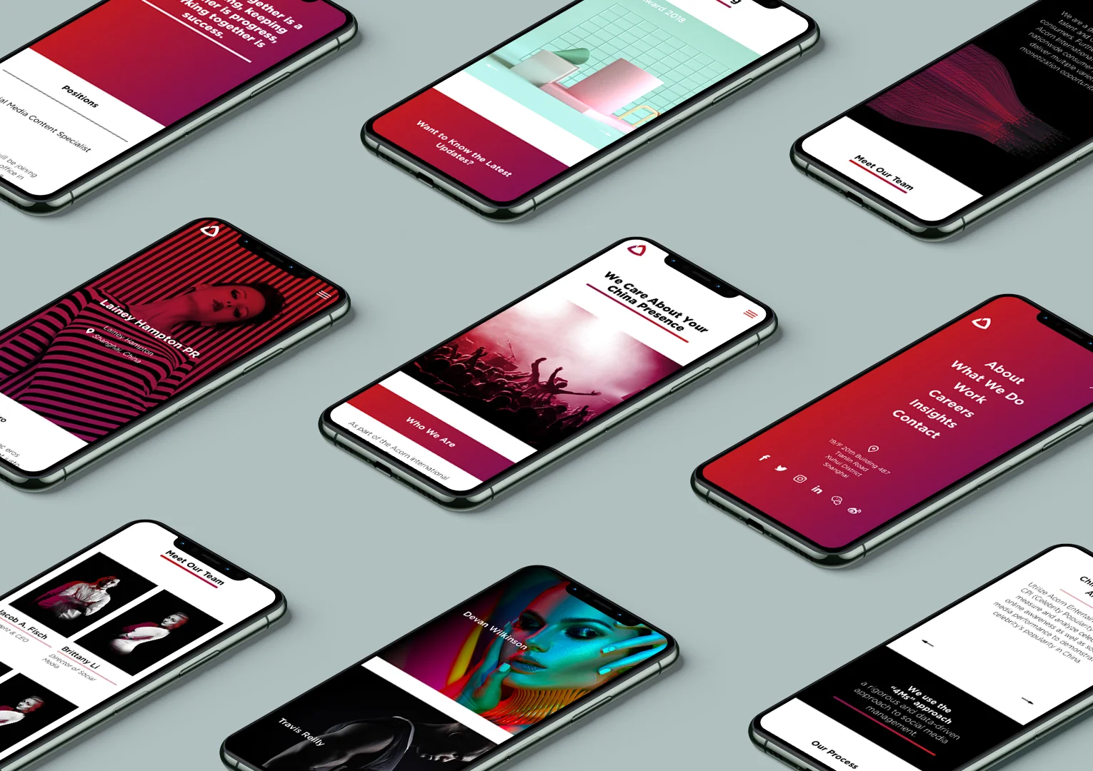 plenty of smart phones lying on the ground